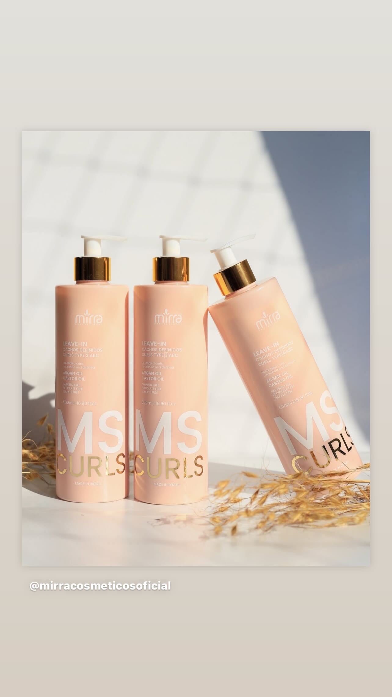Mirra MS Curls Leave-in mirra type 3 500ml – Corolla Beauty Supply