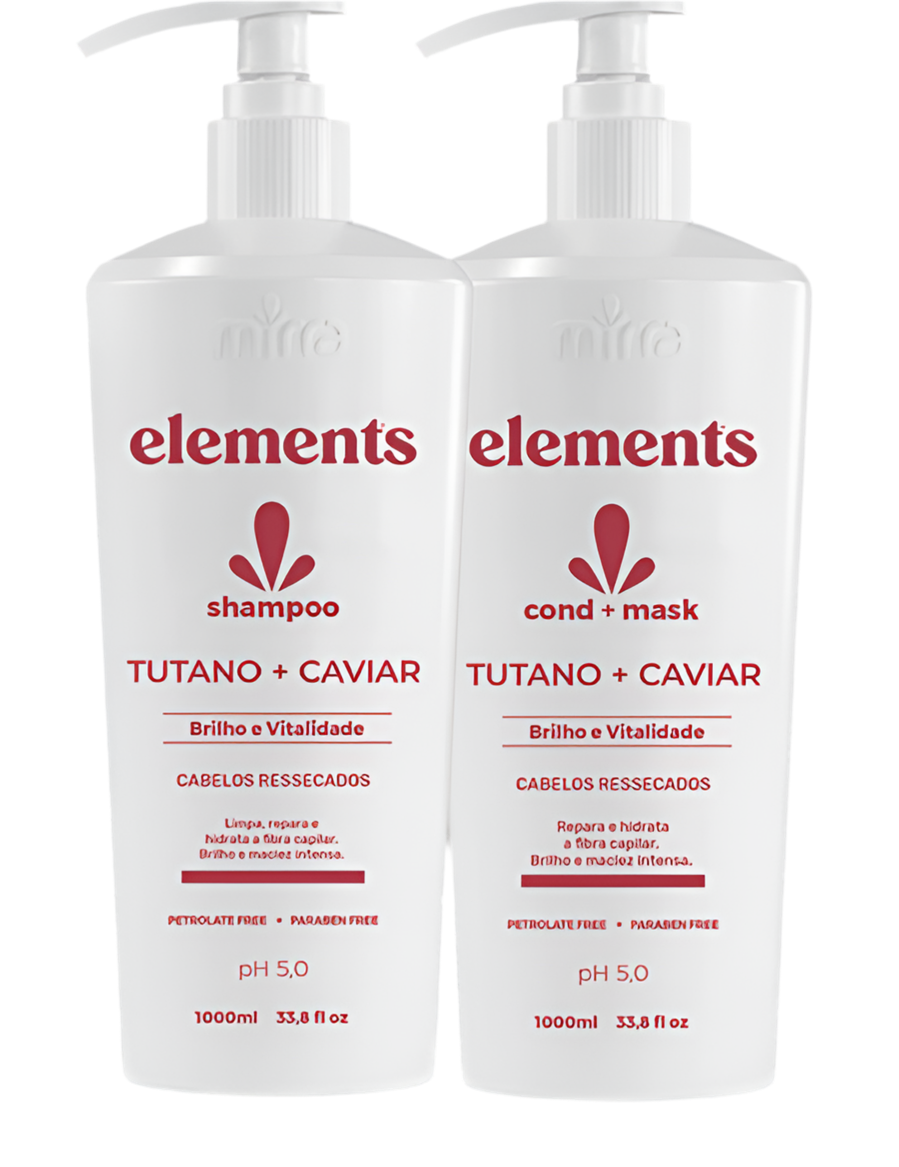 Kit Elements Tutano + Caviar - 2 pieces - 1000ml - Mirra