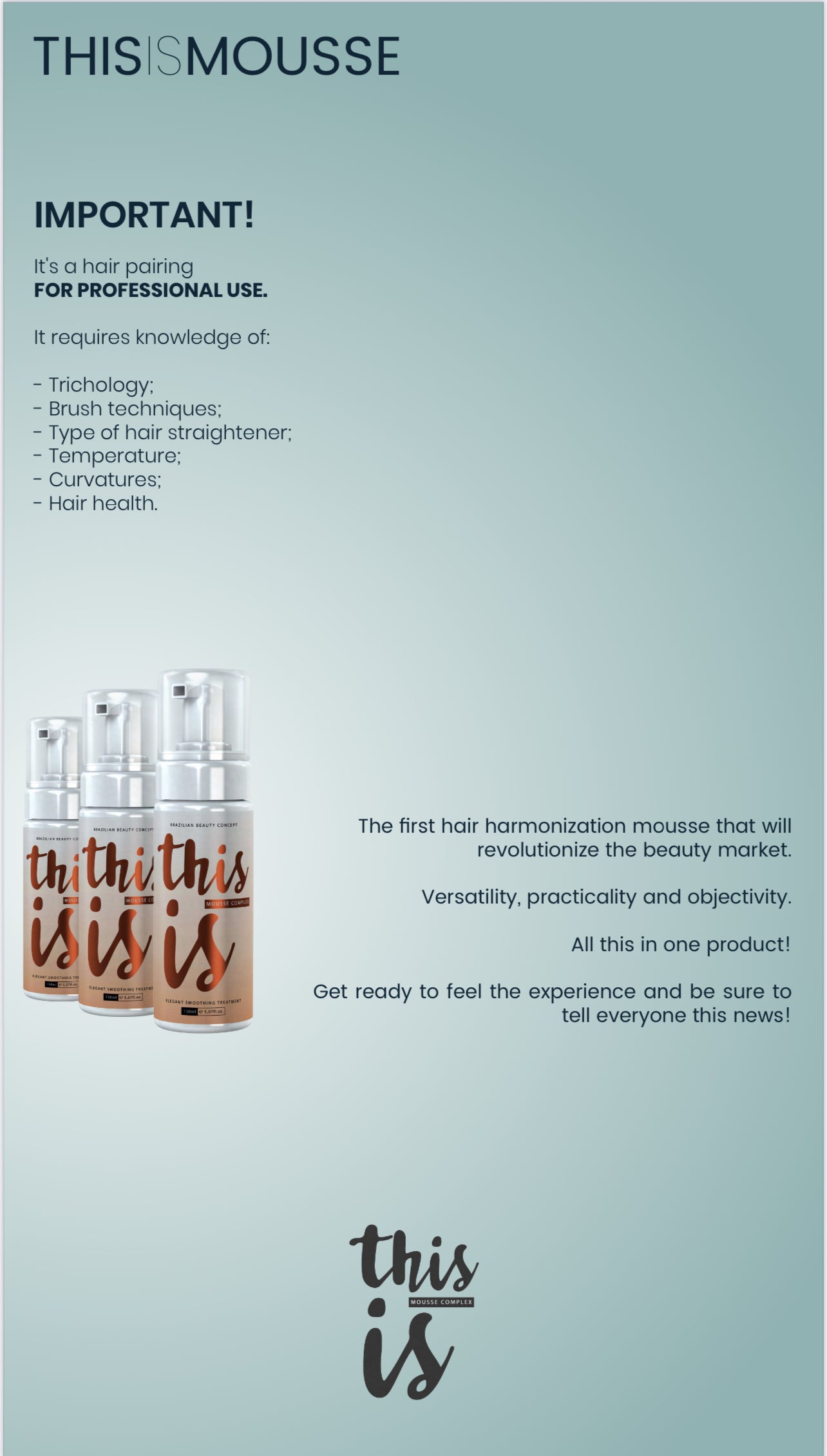 This Is Mousse Complex 5.07 fl.oz