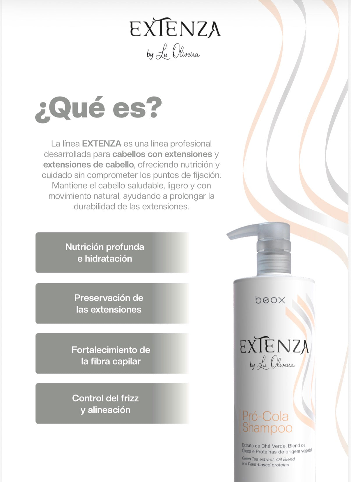 Beox Extenza Hair Extensions Care – Professional