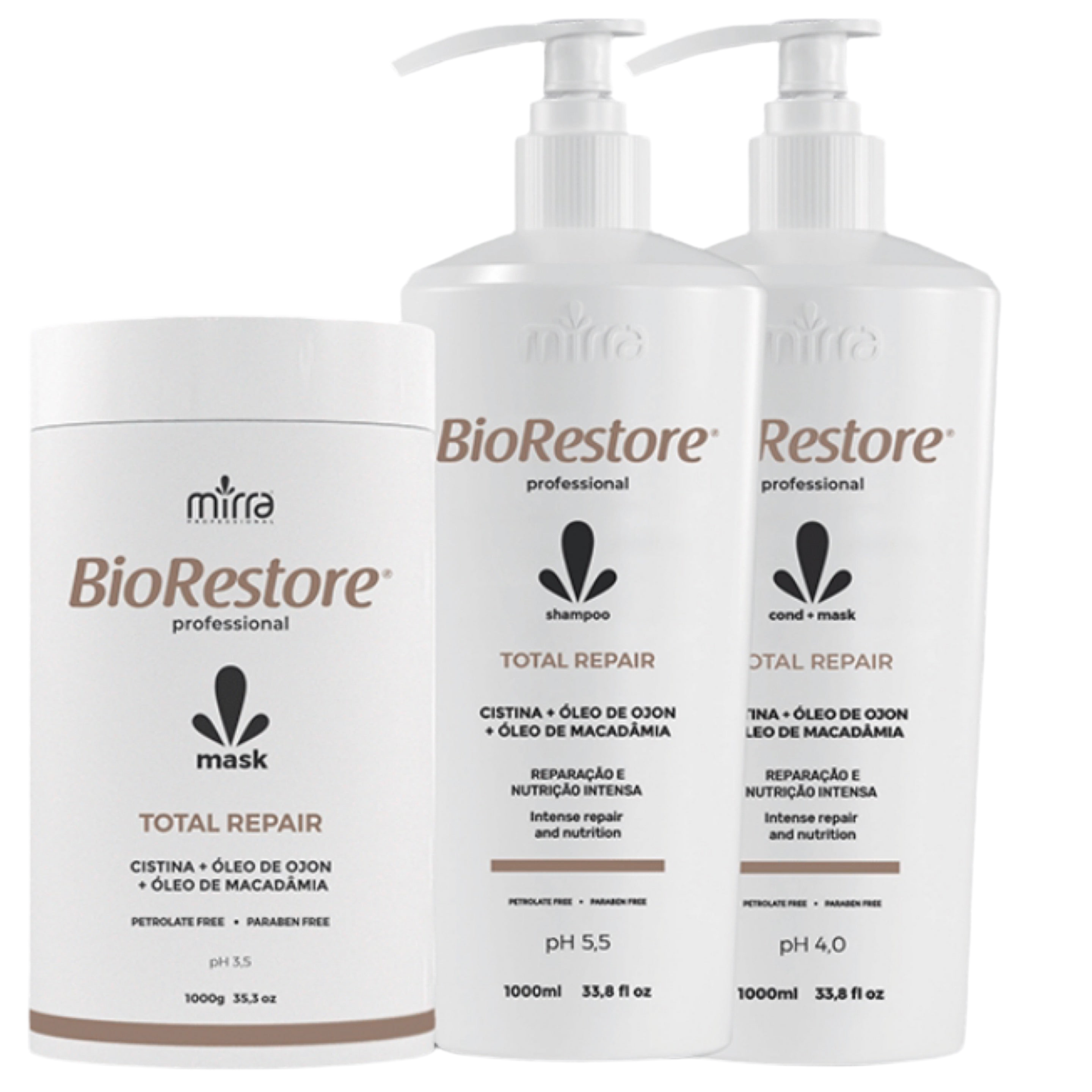 Kit Biorestore Total Repair PROFESSIONAL - pieces - Mirra