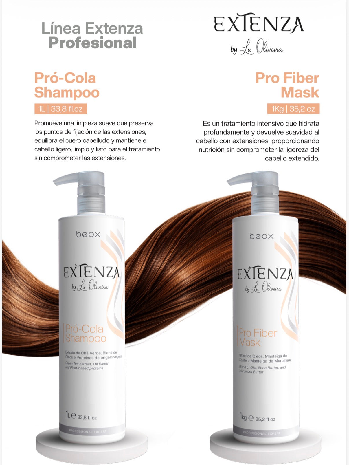 Beox Extenza Hair Extensions Care – Professional