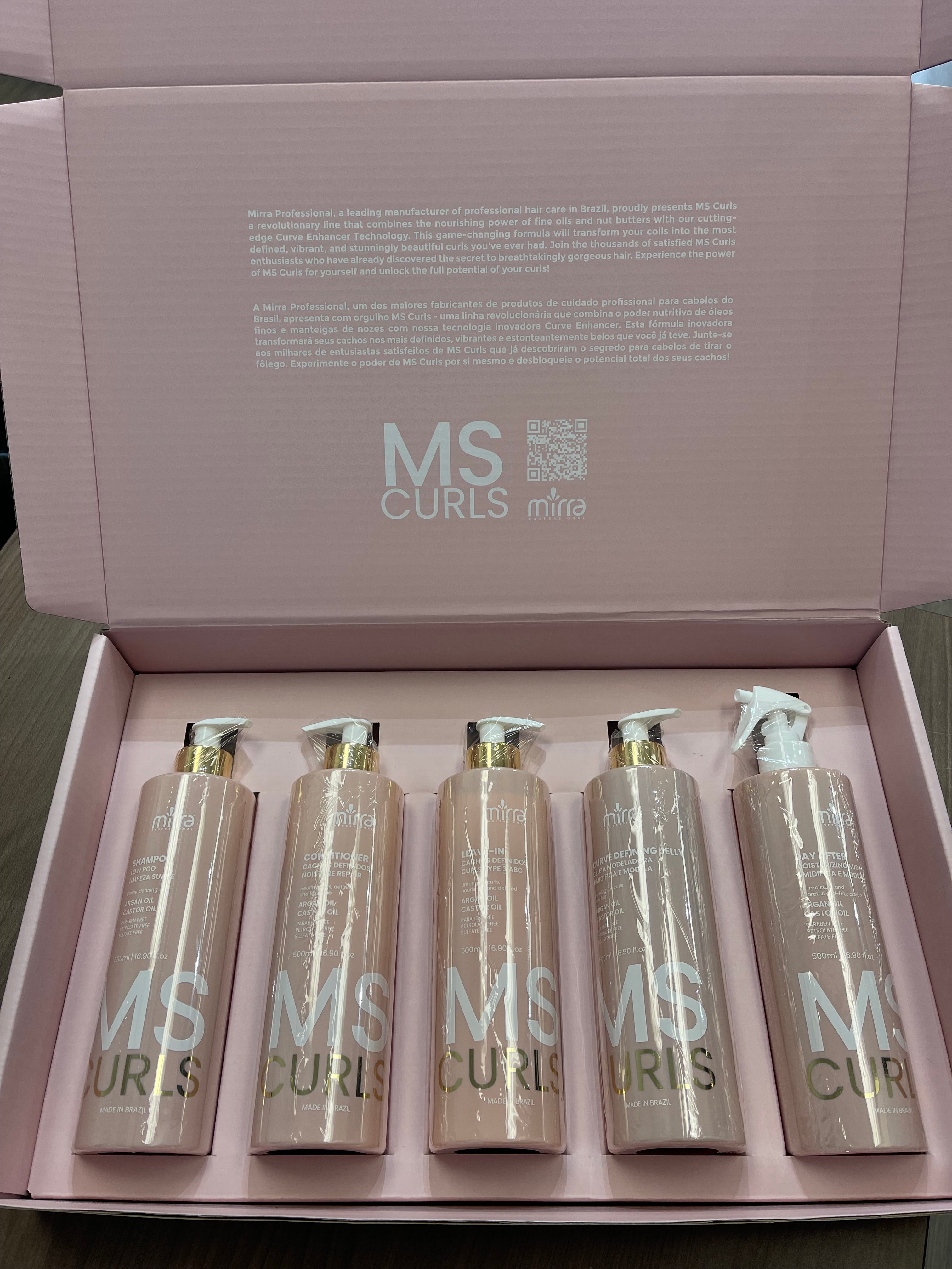 MS curls Mirra 5 steps 500ml each – Corolla Beauty Supply