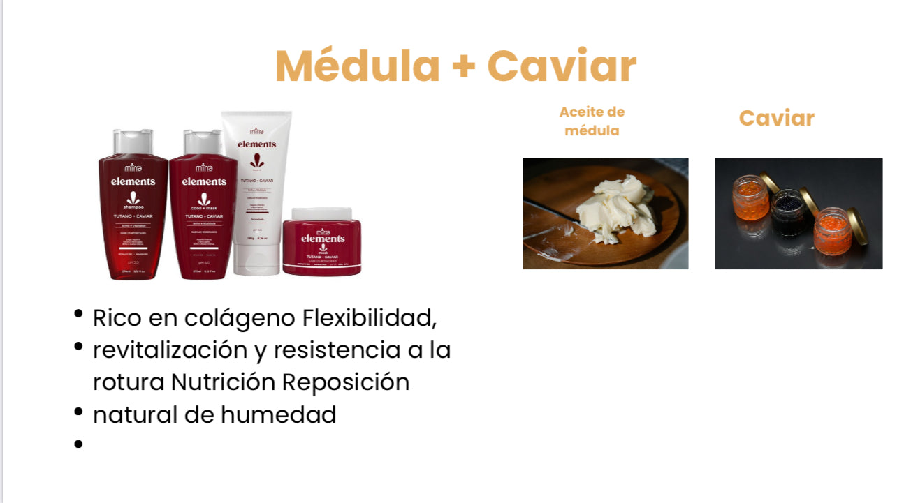 Kit Elements Tutano + Caviar - 2 pieces - 1000ml - Mirra