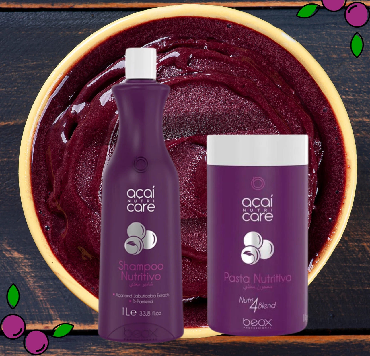 Beox Acaí Care Shampoo Condicionador – Corolla Beauty Supply