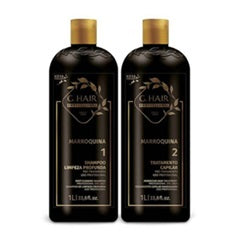 Moroccan Smoothing Keratin Treatment Kit (2 Steps) 33.8oz / 1L each