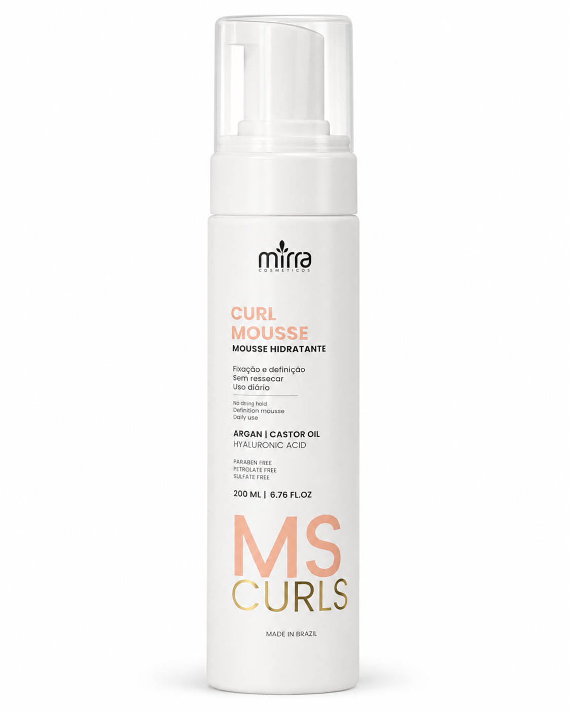Mirra MS Curls Curl Mousse – Hydrating Curl Definition Foam 200ml