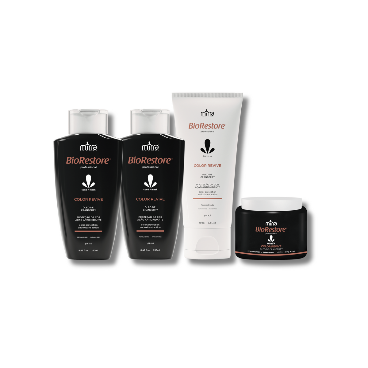 Kit Biorestore Color Revive Home Care - 4 pieces - Mirra
