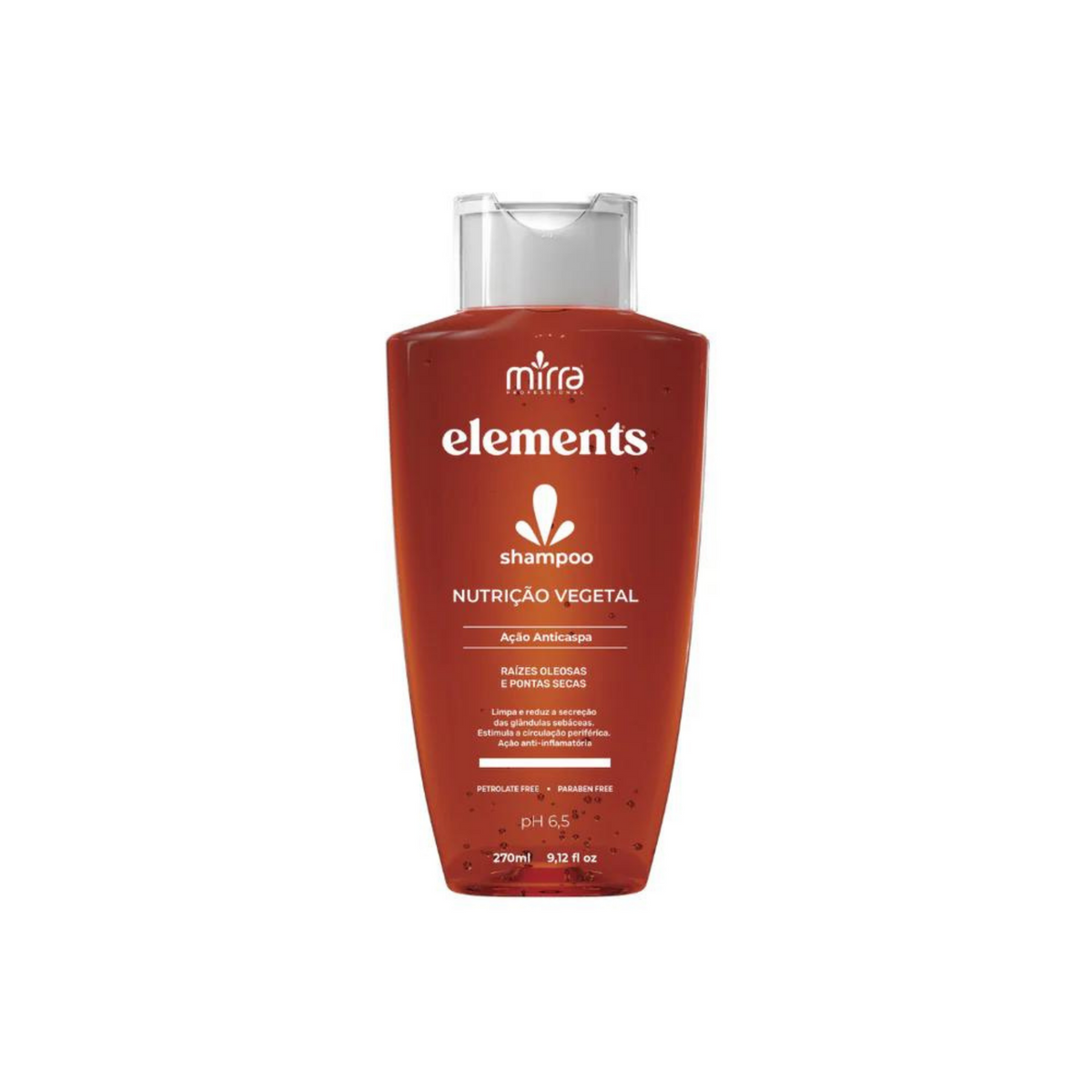 Shampoo Elements Vegetal Nutrition Anti Dandruff - 270ml - Mirra
