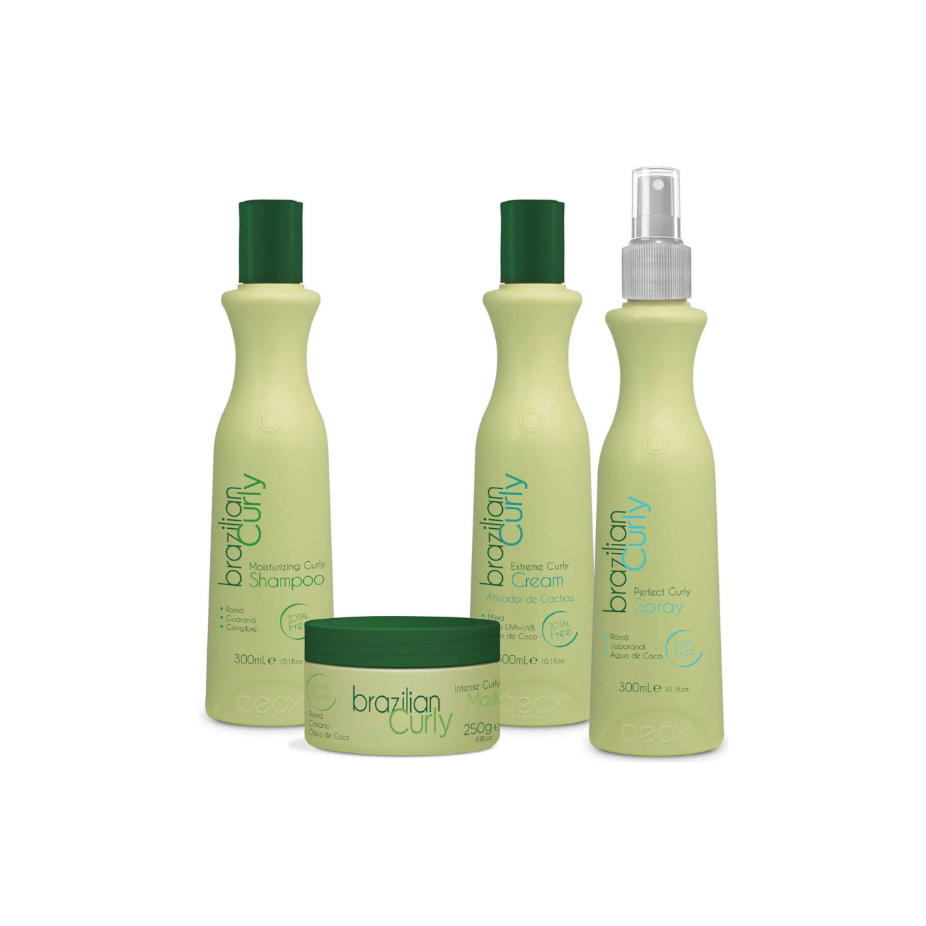 Kit Beox Brazilian Curly   4X1- 300ml