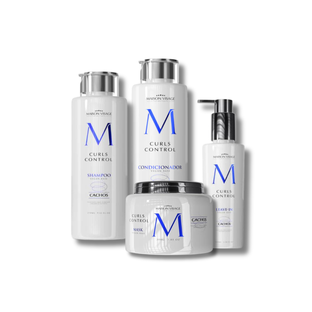 Kit Curls Control Home Care - 4 pieces - Maison Visage