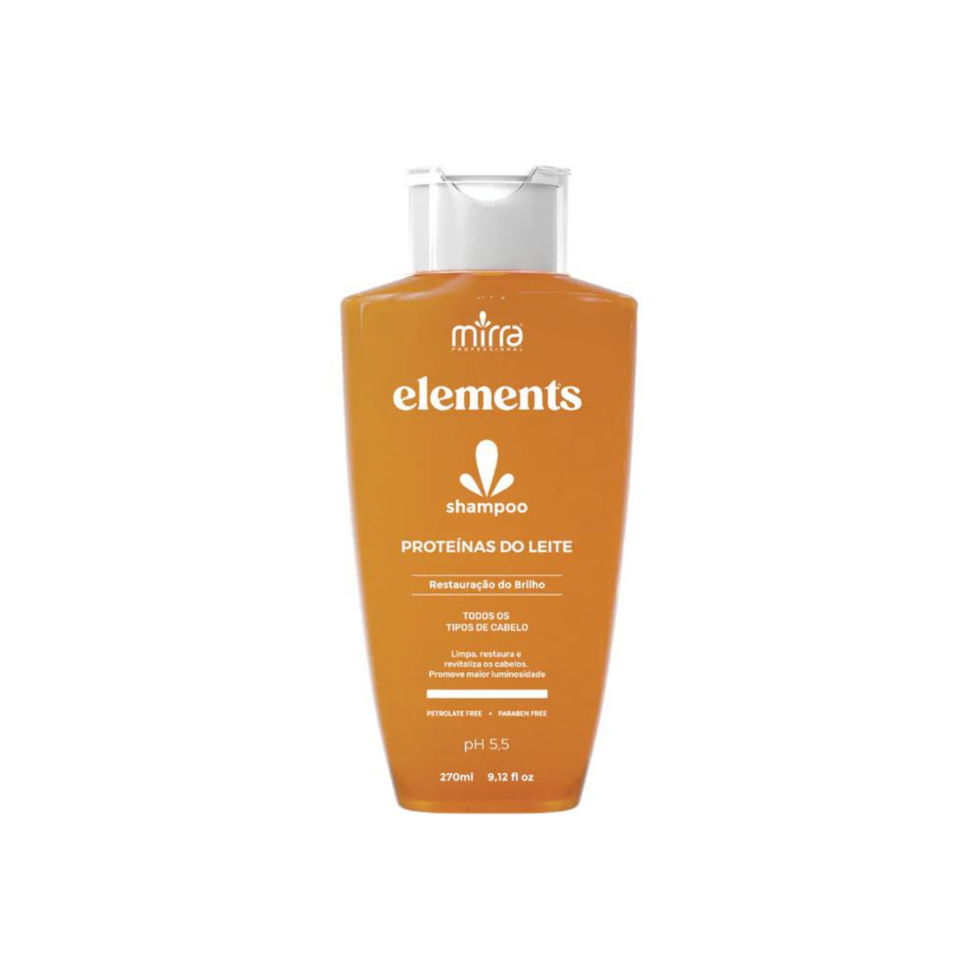 Shampoo Elements Proteína do Leite - 270ml - Mirra