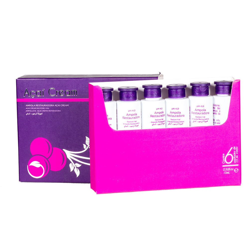 Açaí Cream ampola 6x15ml - BEOX