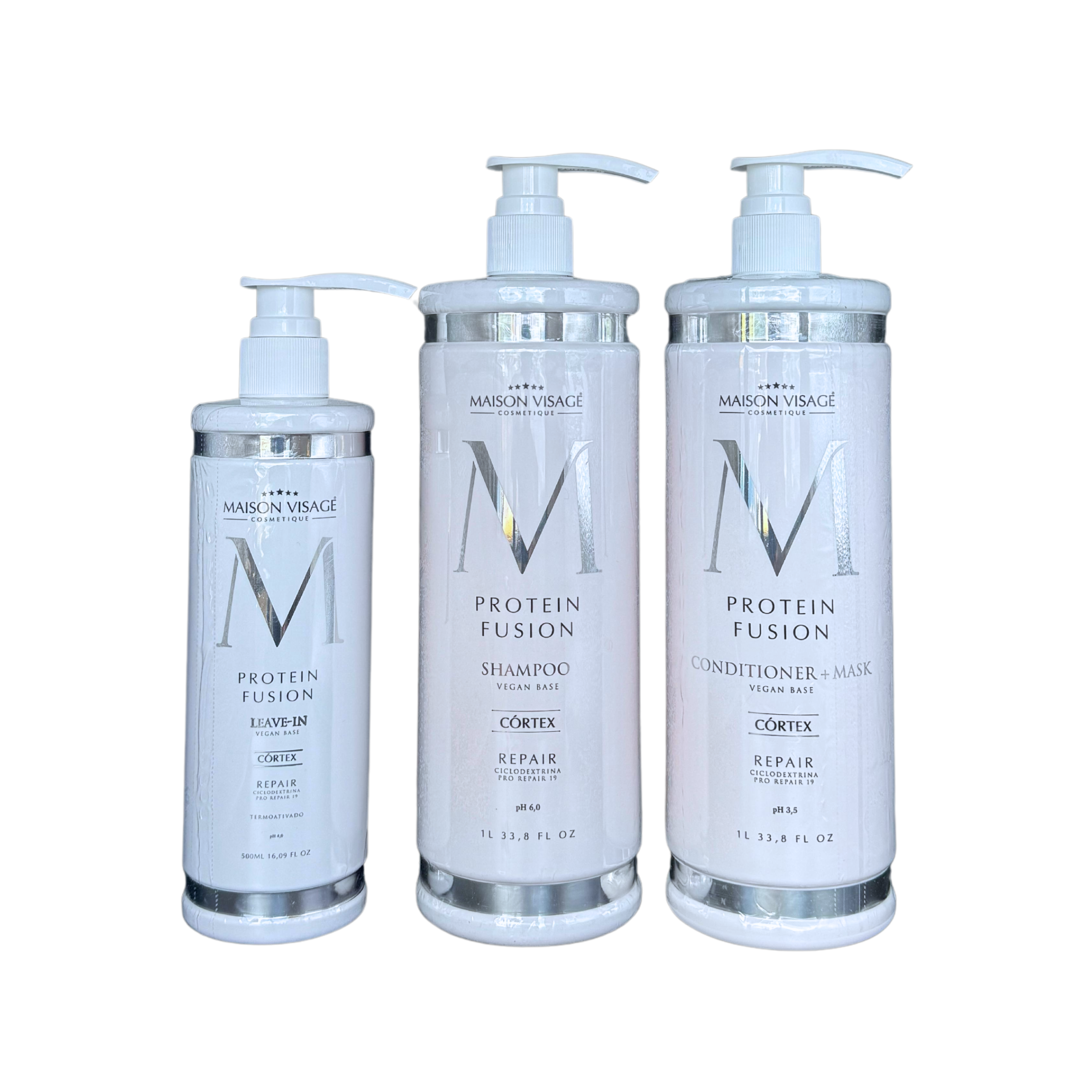 Kit Cortex Protein Fusion 3 Steps - PROFESSIONAL - Maison Visage