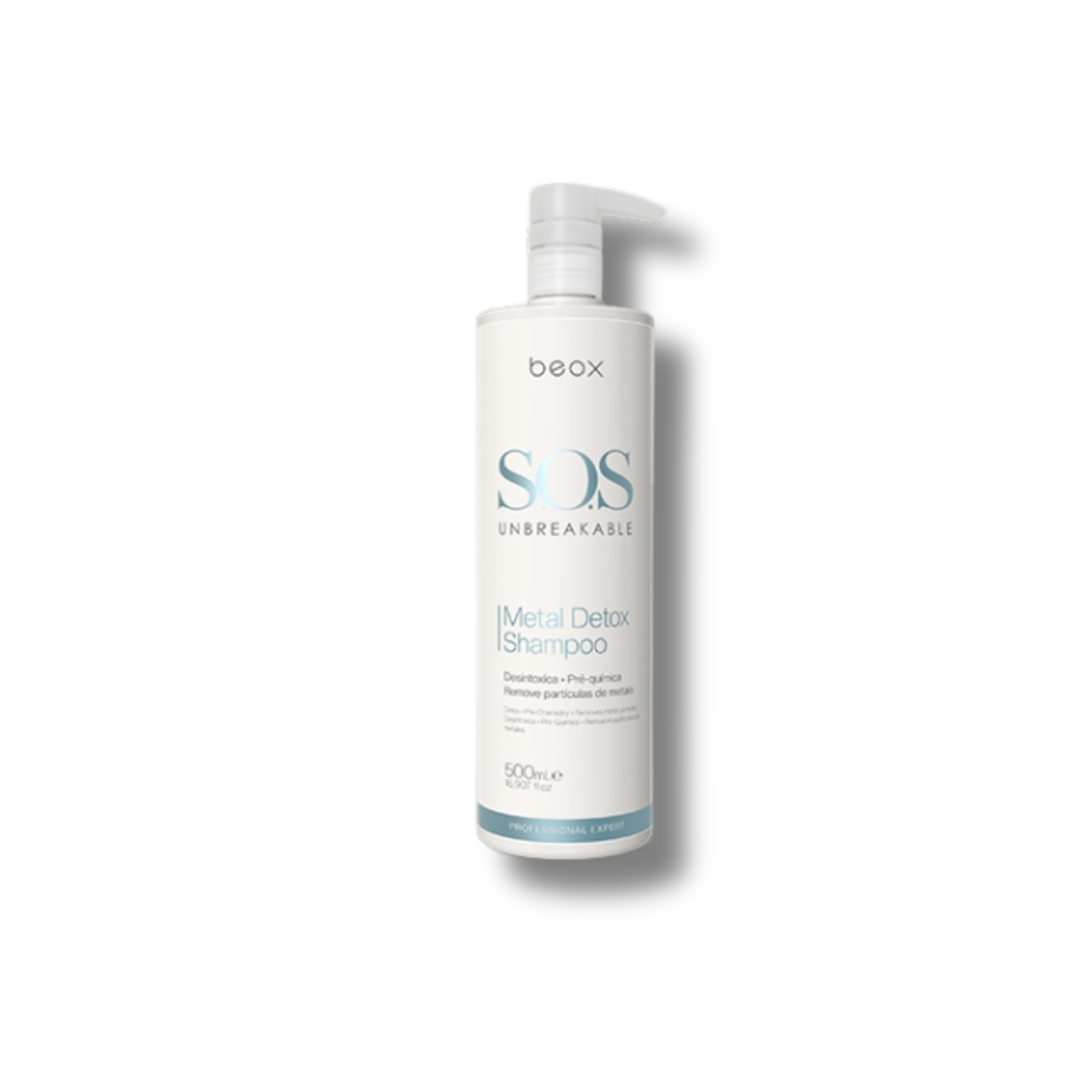 SOS SHAMPOO METAL DETOX - 500ML - BEOX