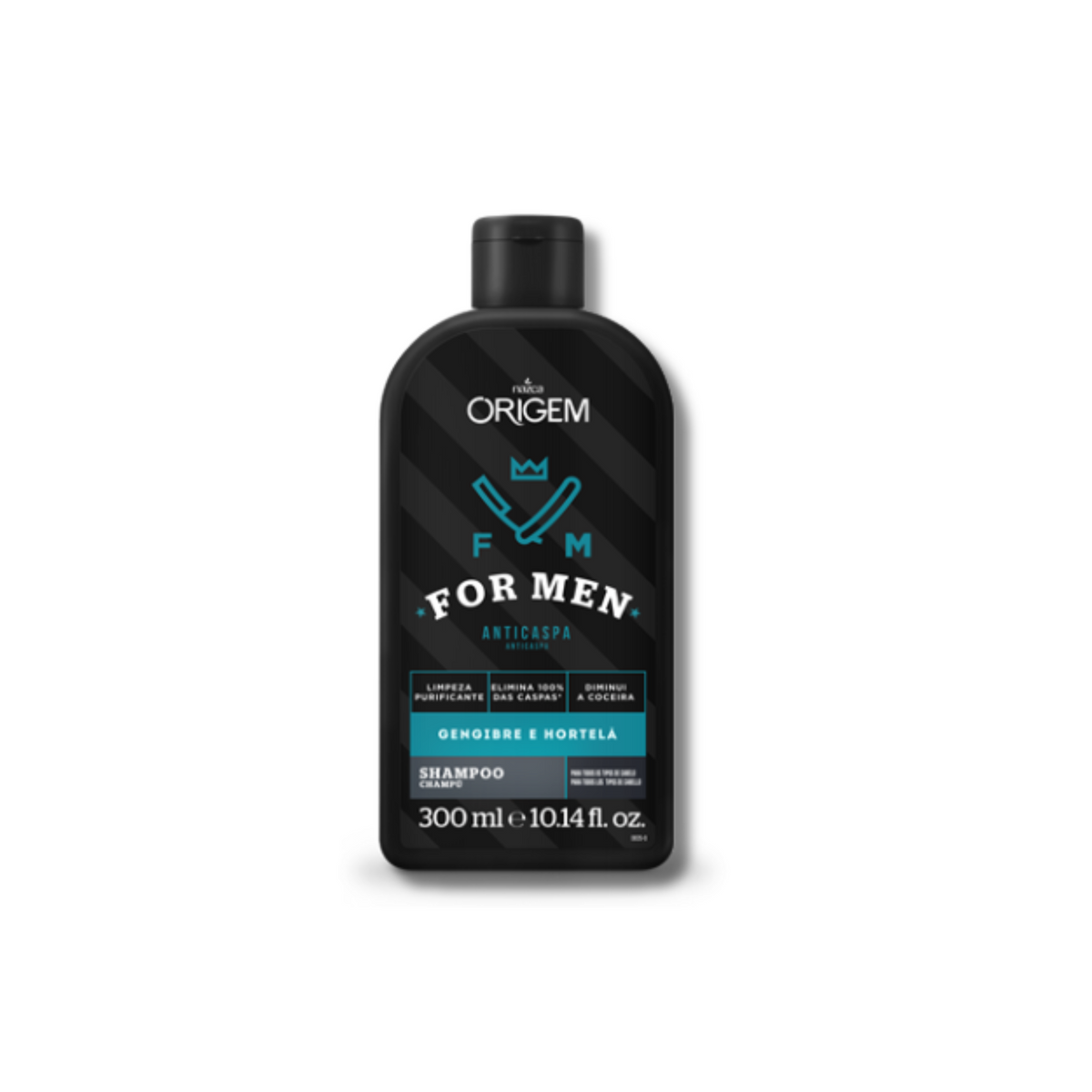 Shampoo For Men - Anti Dandruff - 300ml - NAZCA