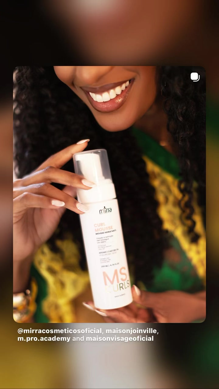 Mirra MS Curls Curl Mousse – Hydrating Curl Definition Foam 200ml